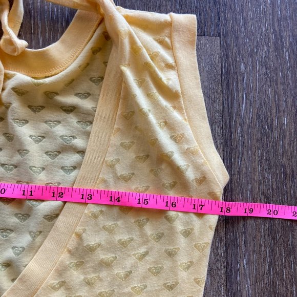 Roxy Logo Embedded Size S Open Back Top - Picture 7 of 10